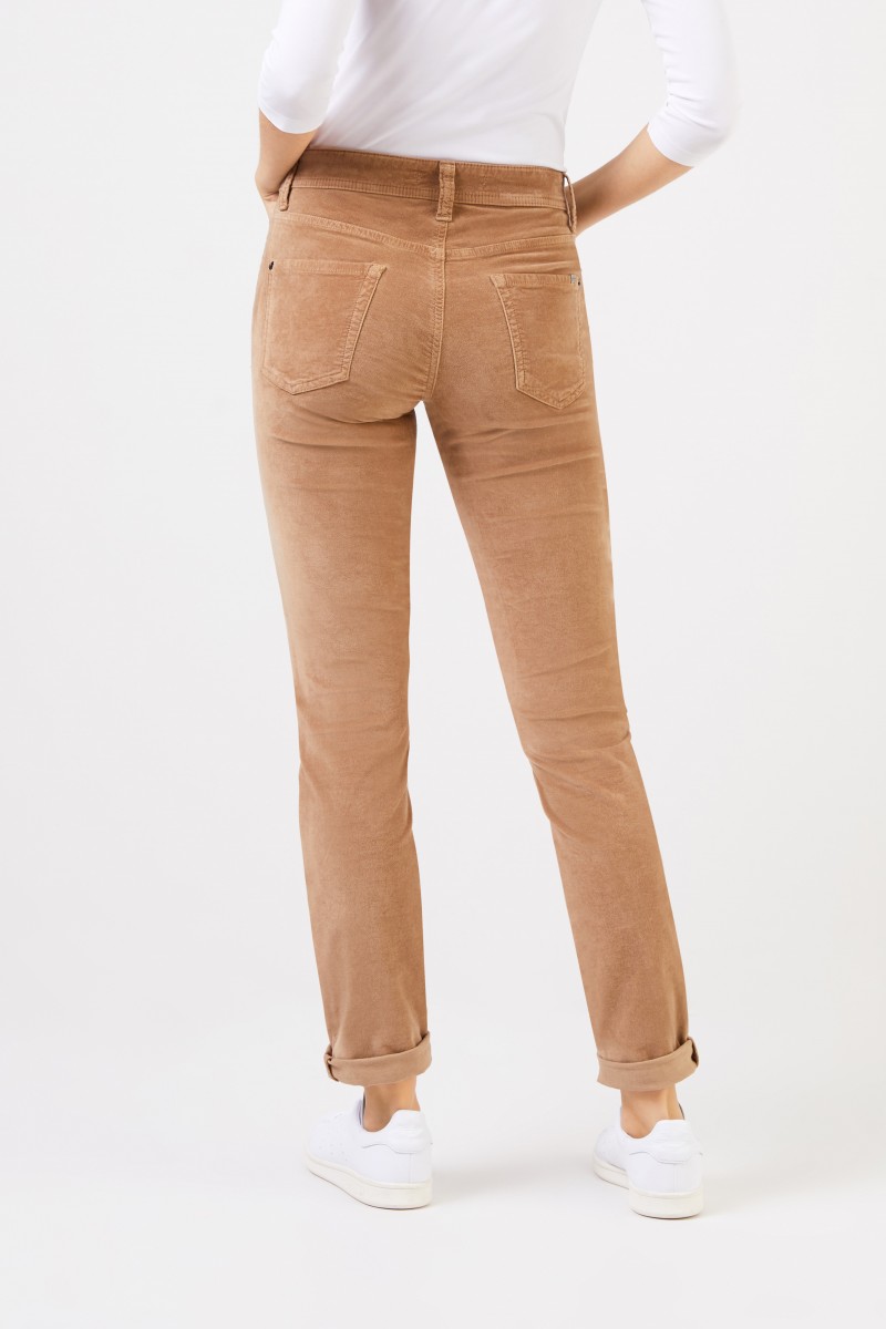 Cambio Feincord-Hose 'Parla' Camel