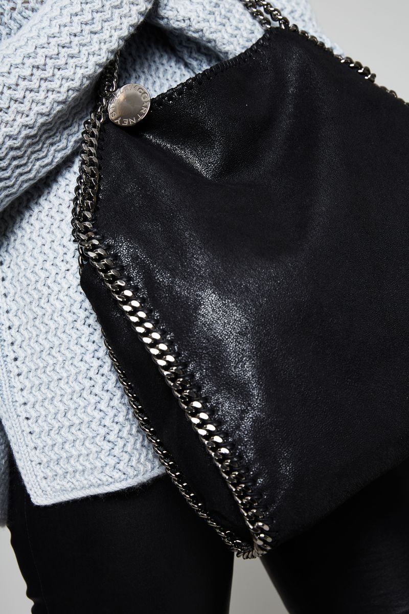 Tasche 'Falabella 2 Chain' Schwarz