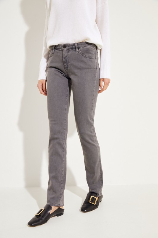 Straight Leg Jeans 'The Harper' Grau