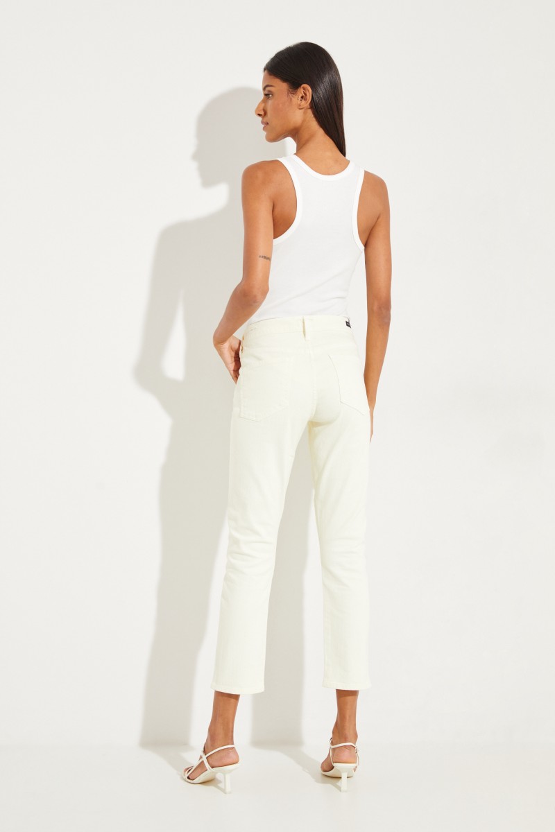 Midrise-Jeans 'Elsa' Gelb