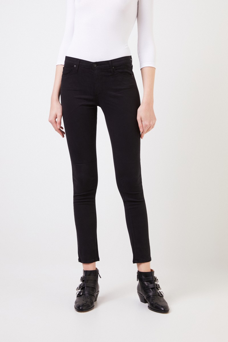 AG Jeans Cigarette Leg Jeans 'The Prima' Schwarz