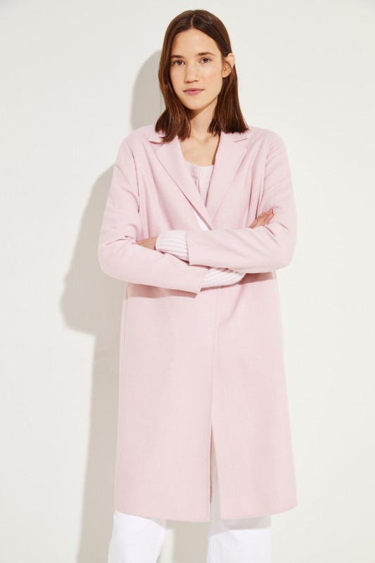 Woll-Mantel Rosé