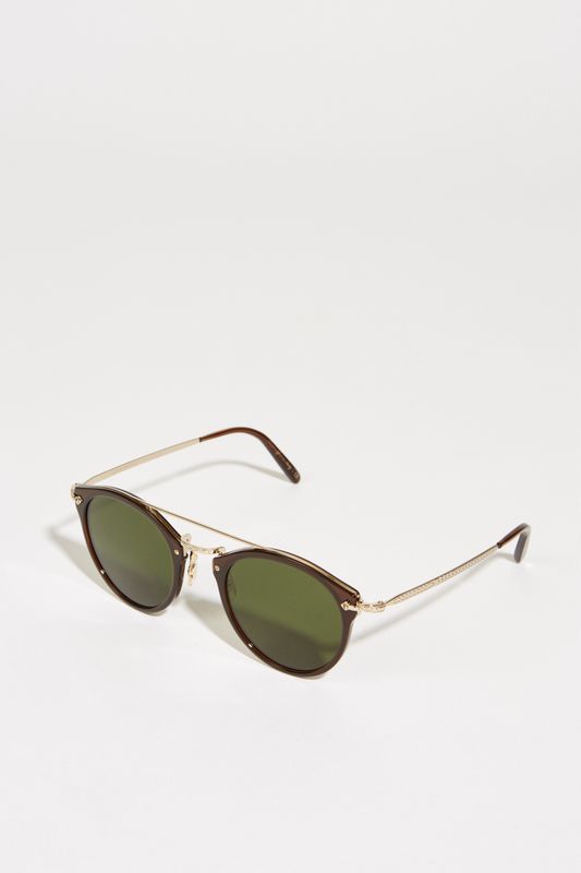Oliver Peoples Sonnenbrille 'Remick' Braun