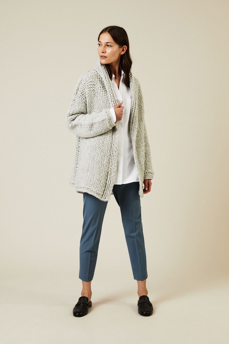Baumwoll-Bluse 'Lively' Weiß