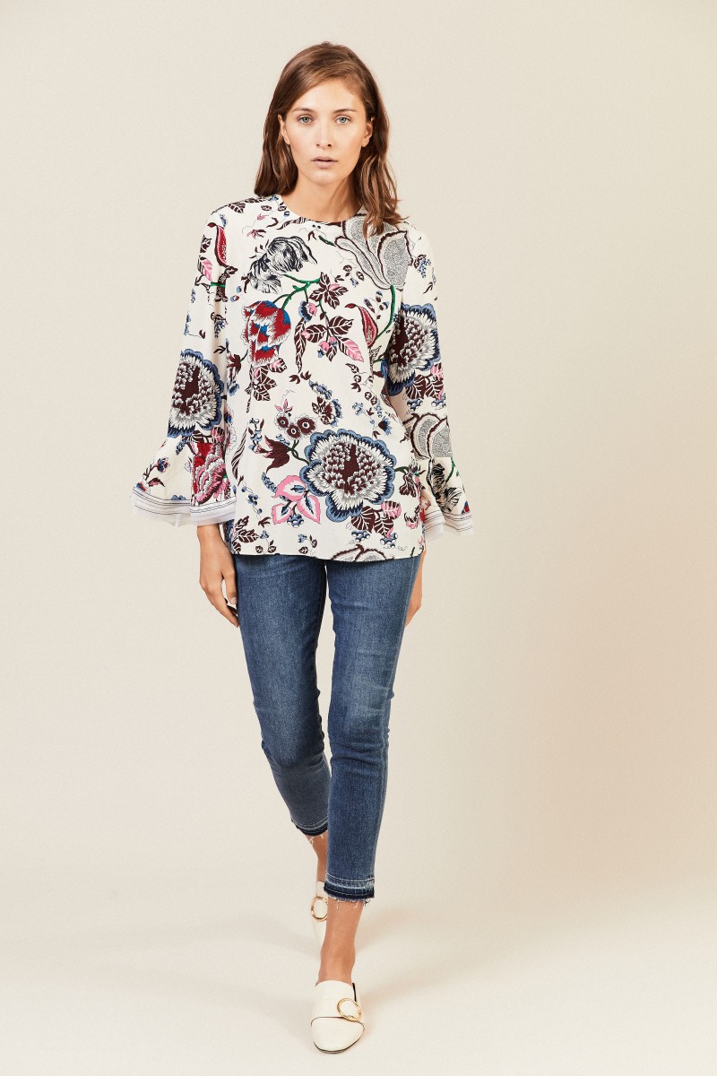 High Rise Skinny Jeans 'Rocket Crop' Blau