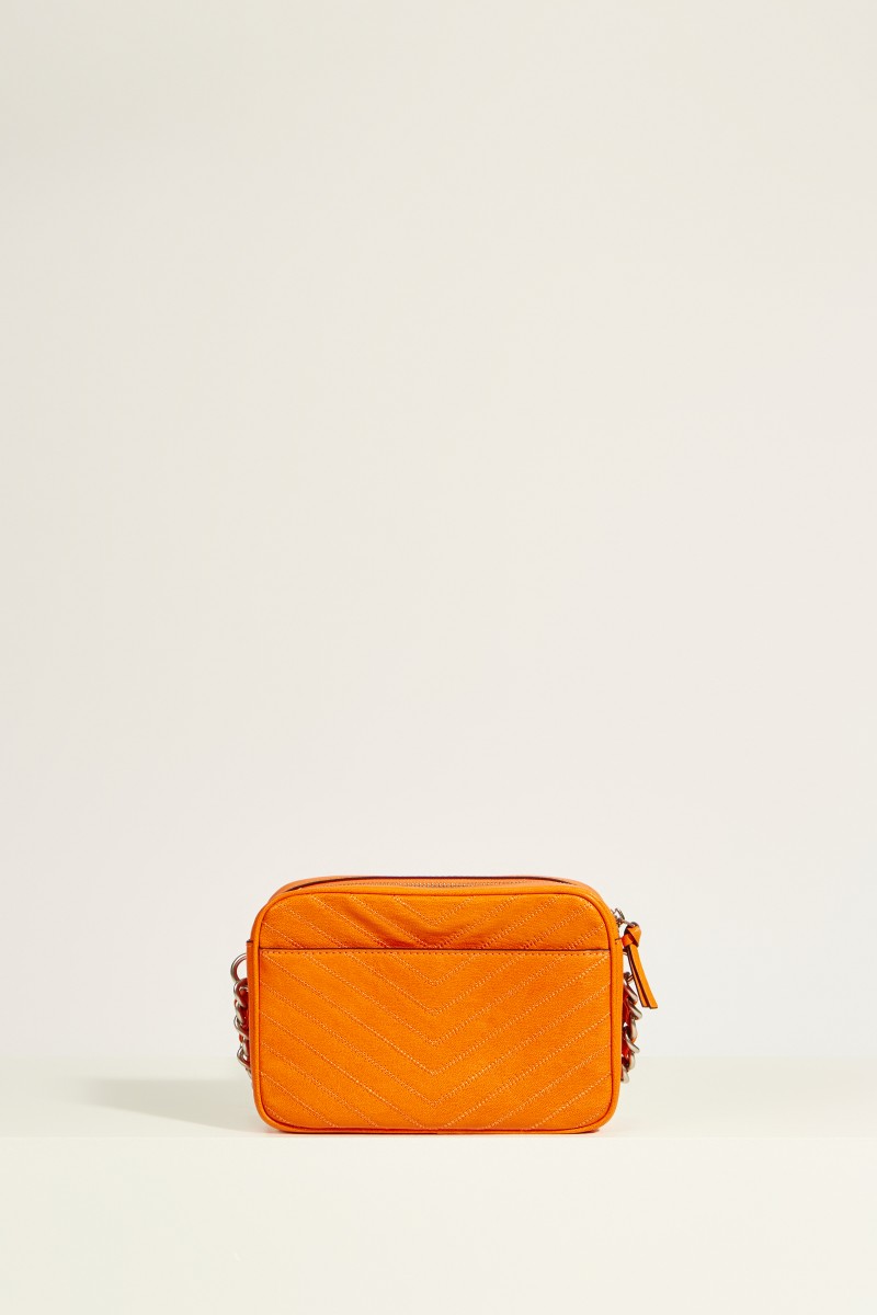 Leder-Umhängetasche 'Fleming Camera' Orange