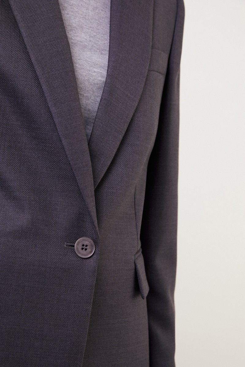 Stella McCartney Woll-Blazer Anthrazit