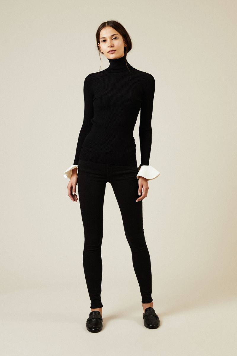 Jeans 'The Skinny Slim Illusion' Schwarz