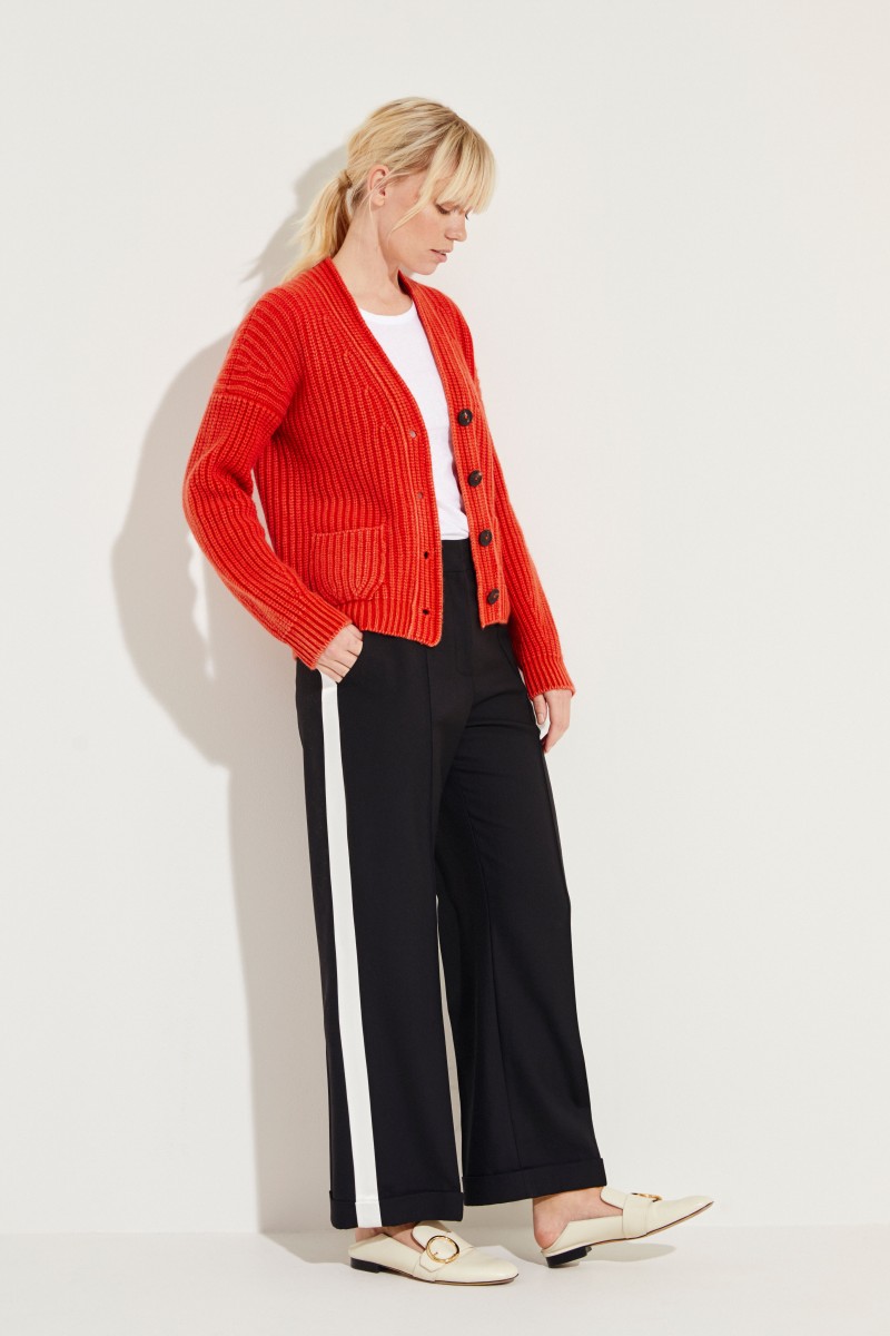 Cashmere-Cardigan 'Maxine' Rot