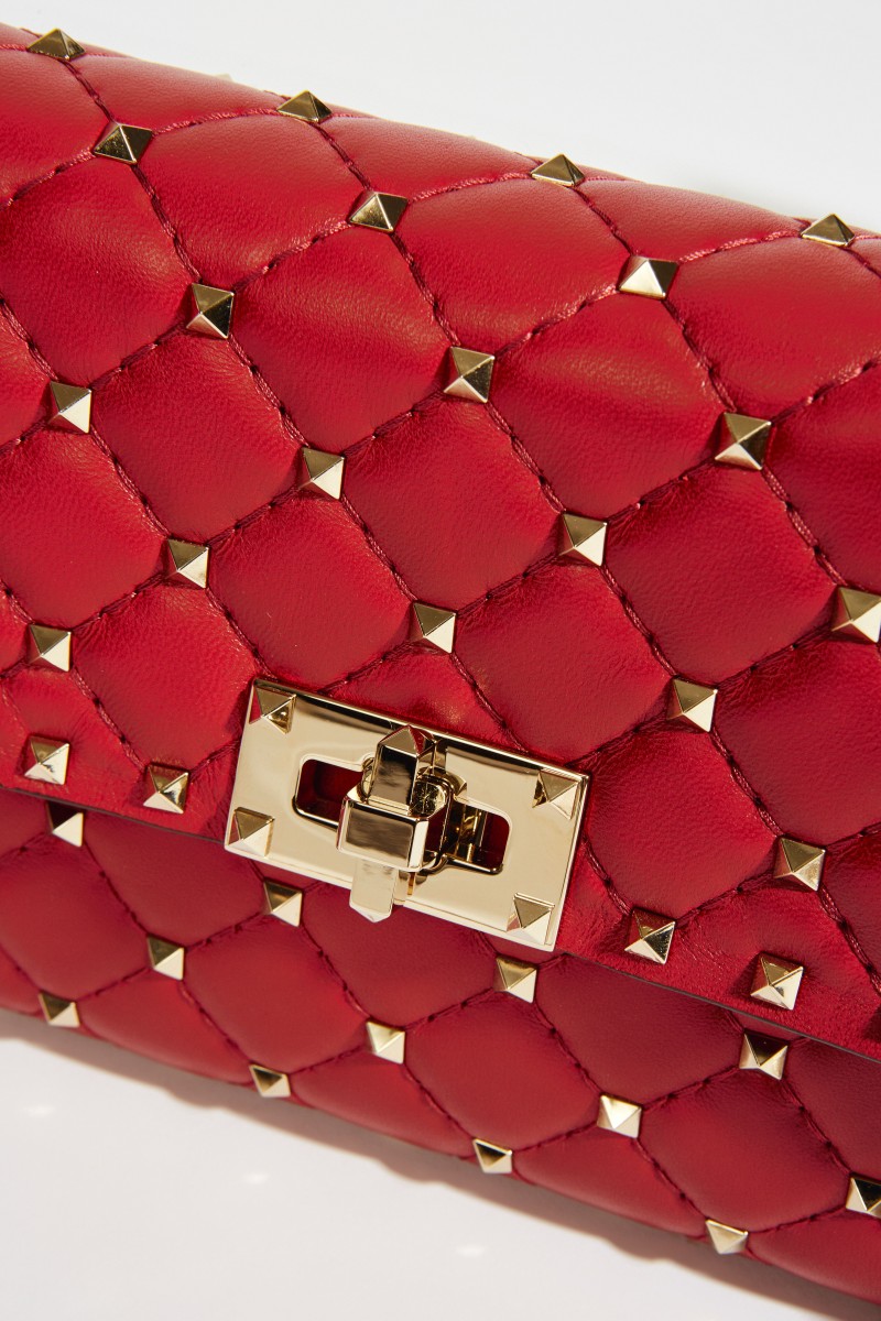 Umhängetasche ' Spikes Clutch' Rot