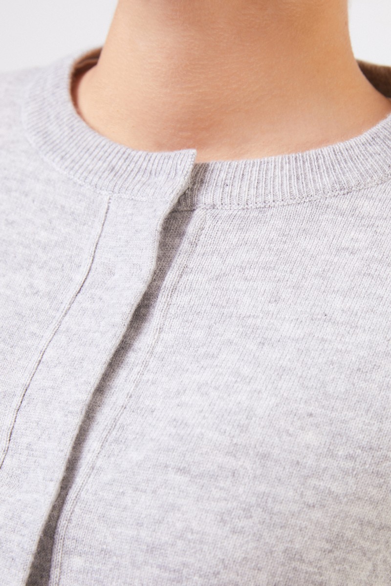 Brunello Cucinelli Cashmere-Cardigan Grau