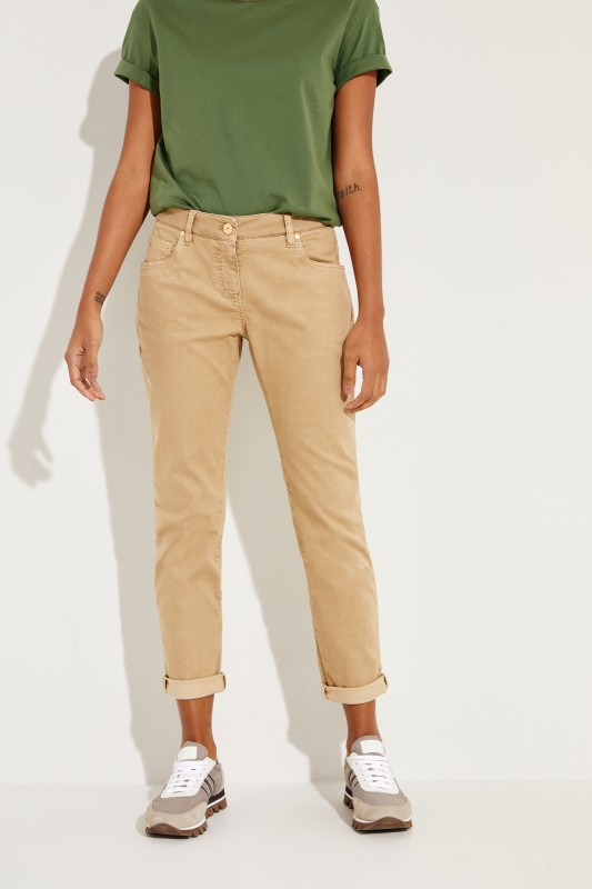 Slim Fit Jeans Beige