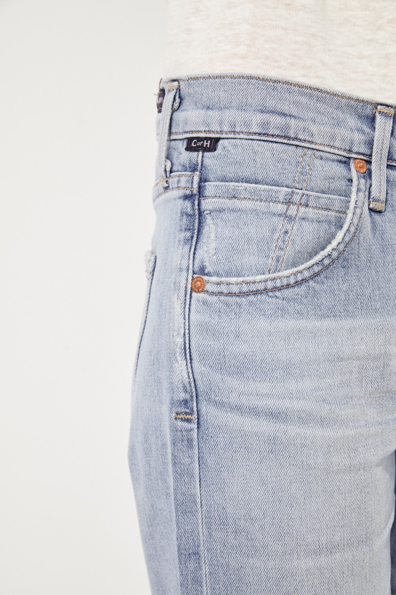 Mid-Rise Jeans 'Elsa' Blau
