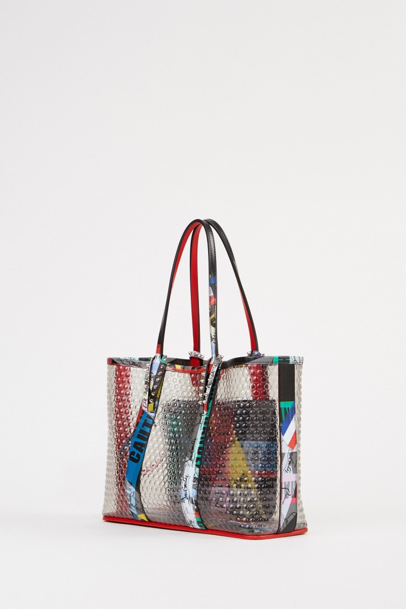 Christian Louboutin Shopper mit Nietendetails 'Cabata Small' Multi
