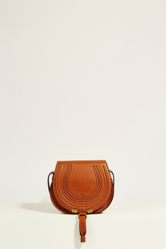 Umhängetasche 'Marcie Saddle Small' Tan