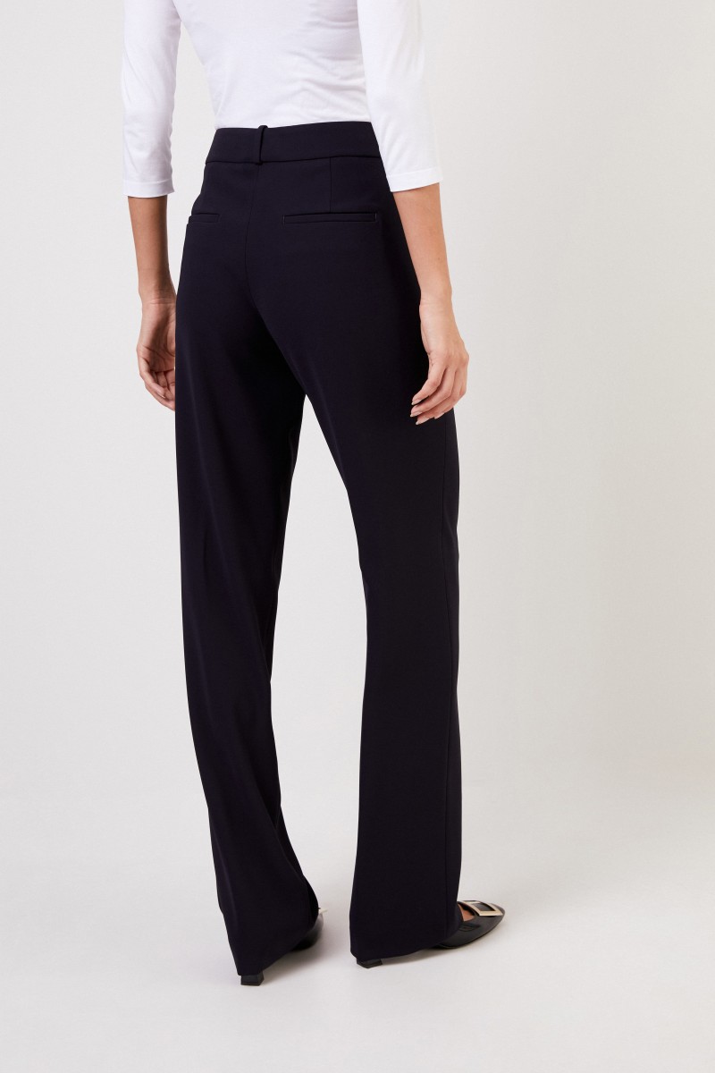 Klassische Hose Marineblau