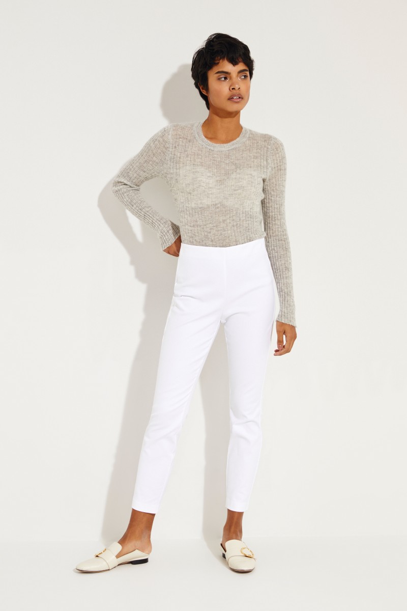 Rippstrickpullover ' Donna' Grau