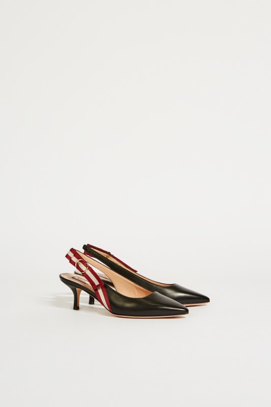Leder-Pump 'Alice' Schwarz