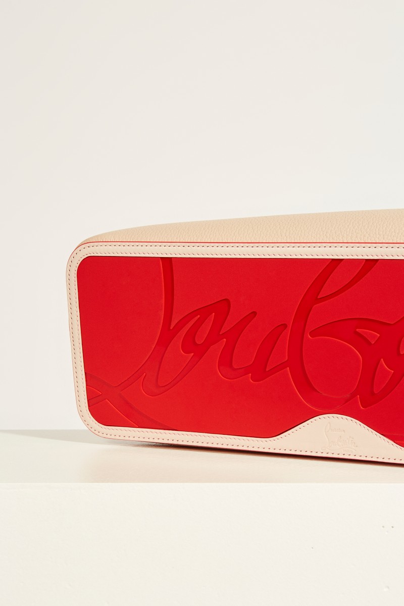 Christian Louboutin Shopper mit Nietendetails 'Cabata' Rosé