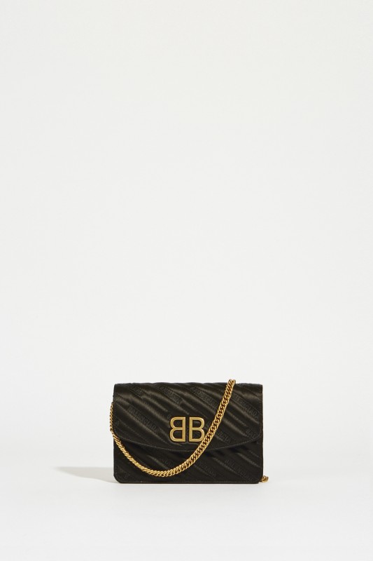 Umhängetasche 'BB Wallet' mit Logo Schwarz