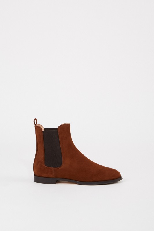 Unützer Leather suede Chelsea boot Brown