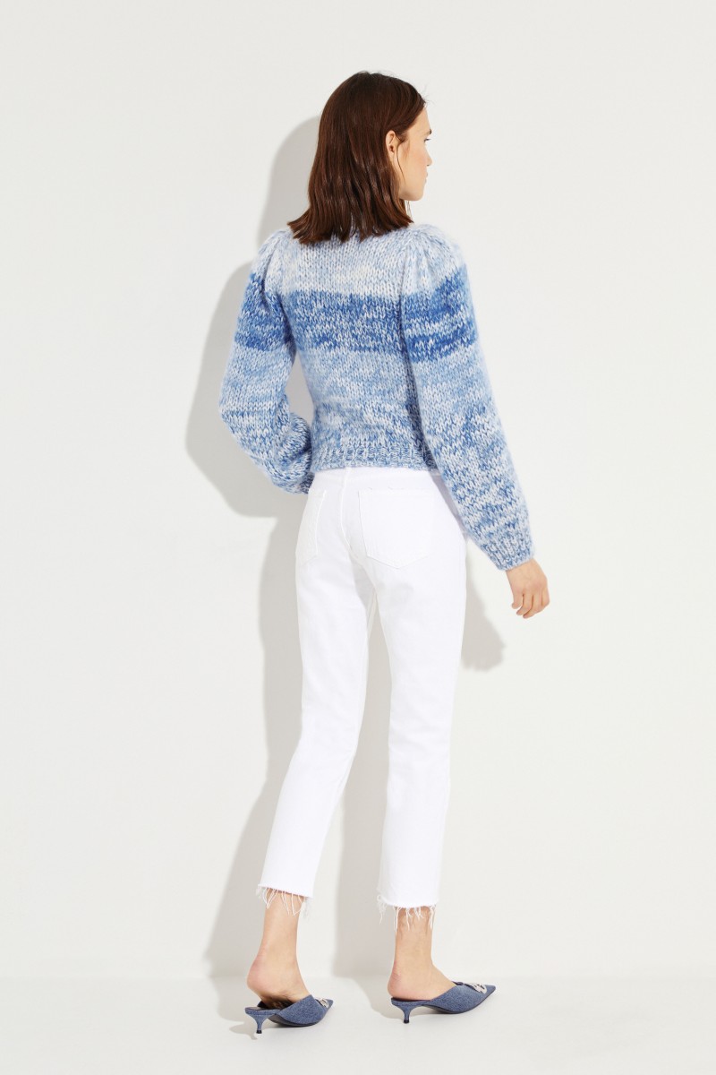 Mohair-wool sweater Blue