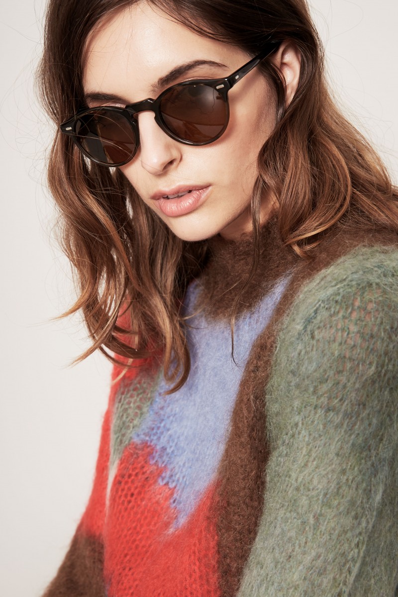 Oliver Peoples Sonnenbrille 'Gregory Peck' Braun