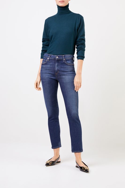 Citizens of Humanity Skinny Jeans 'Harlow' Blau
