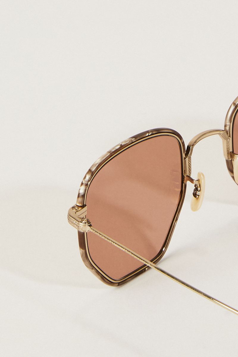Sonnenbrille 'Alland' Violett/Gold