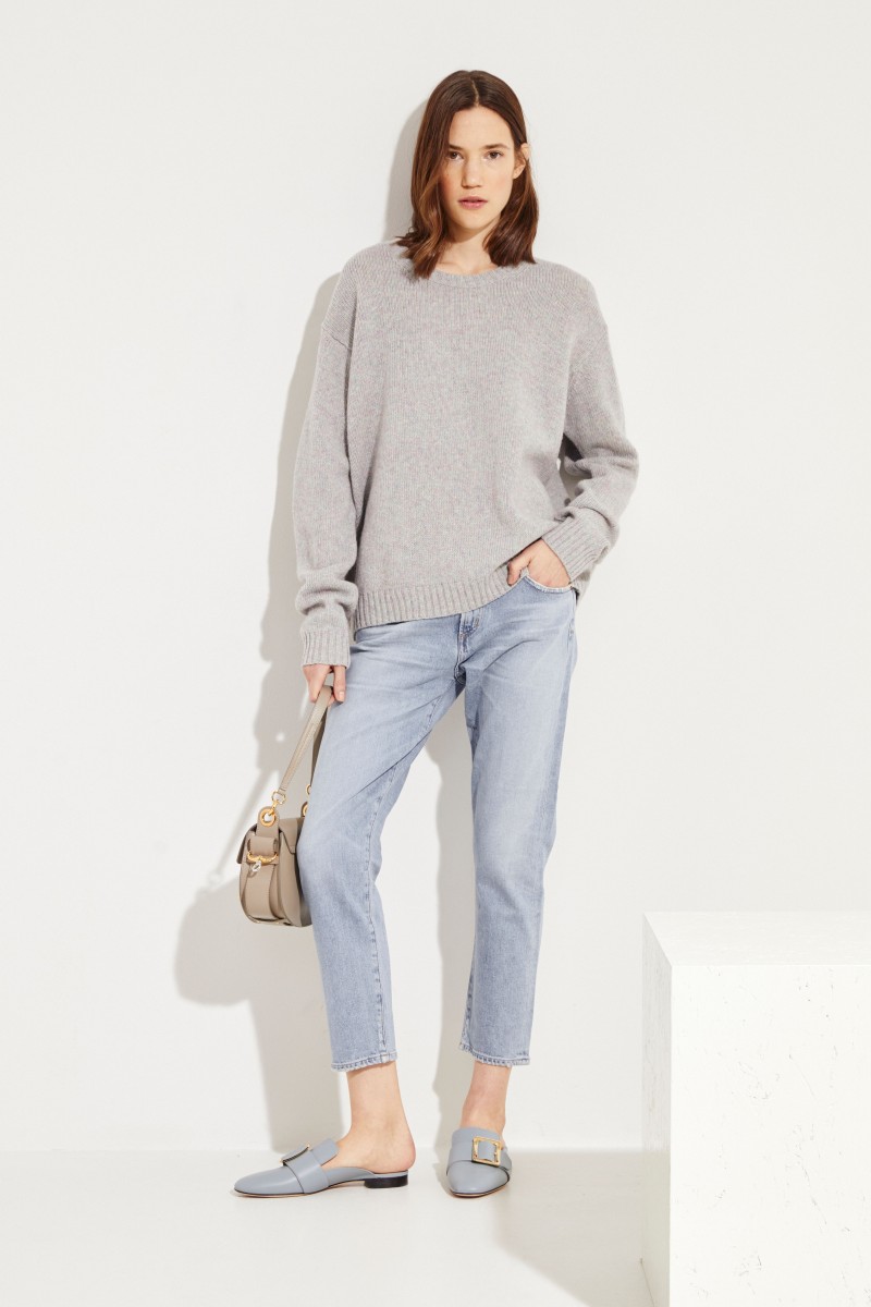 Woll-Pullover Violett/Multi