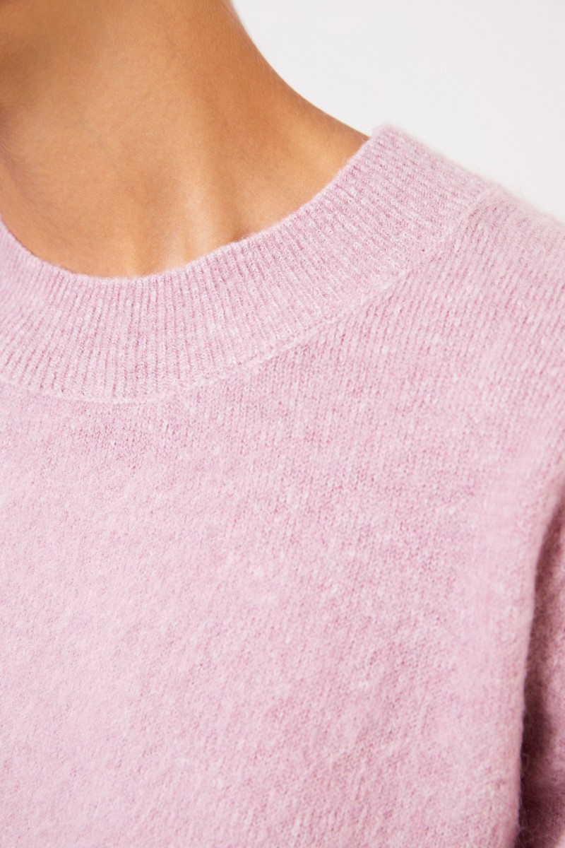 Vince Klassischer Pullover in Rosé Meliert
