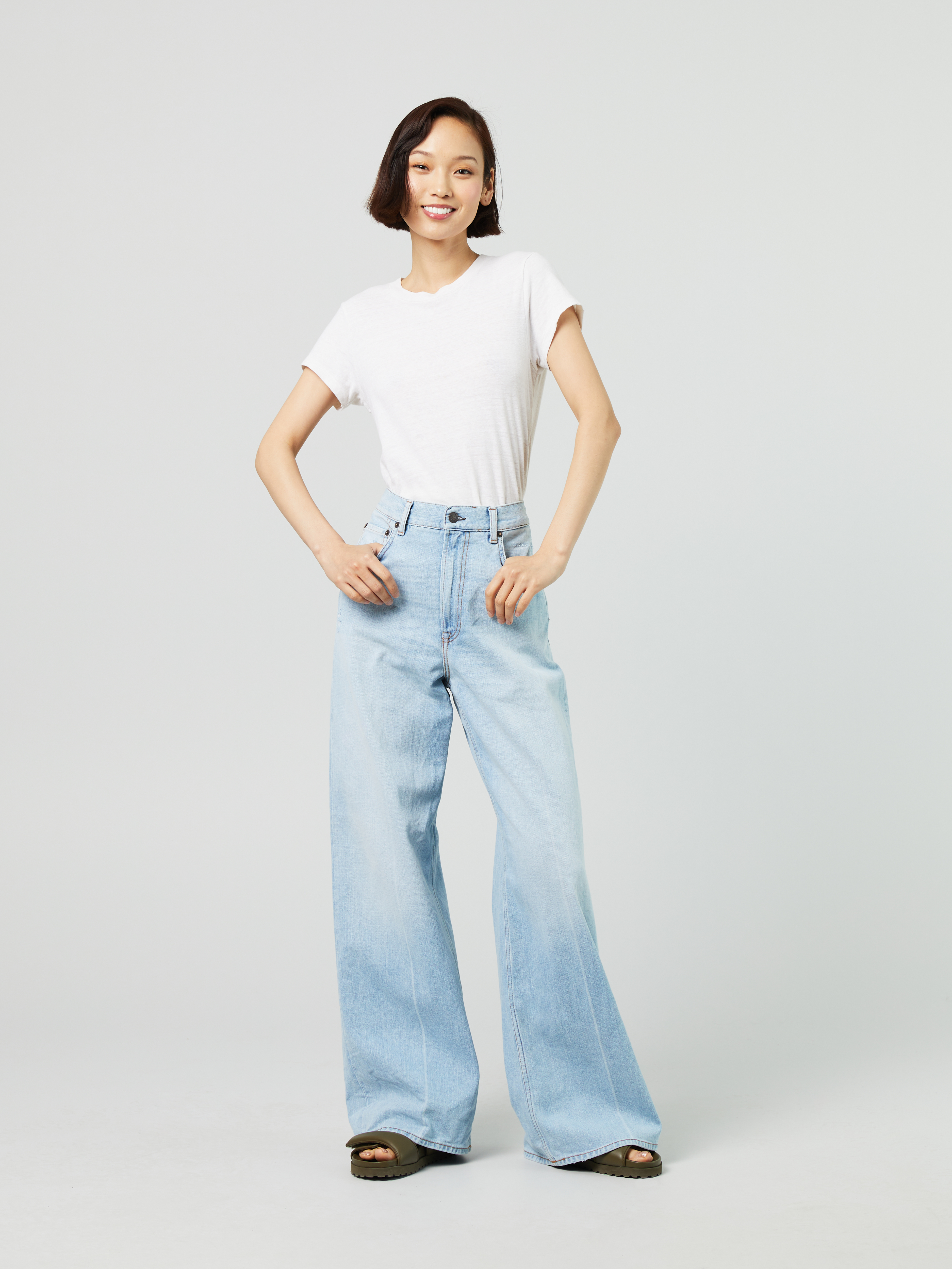 acne studios loose fit jeans