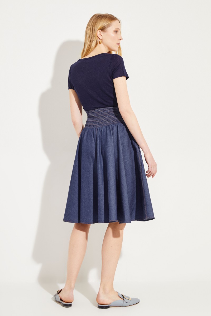 Jeans-Rock Blau