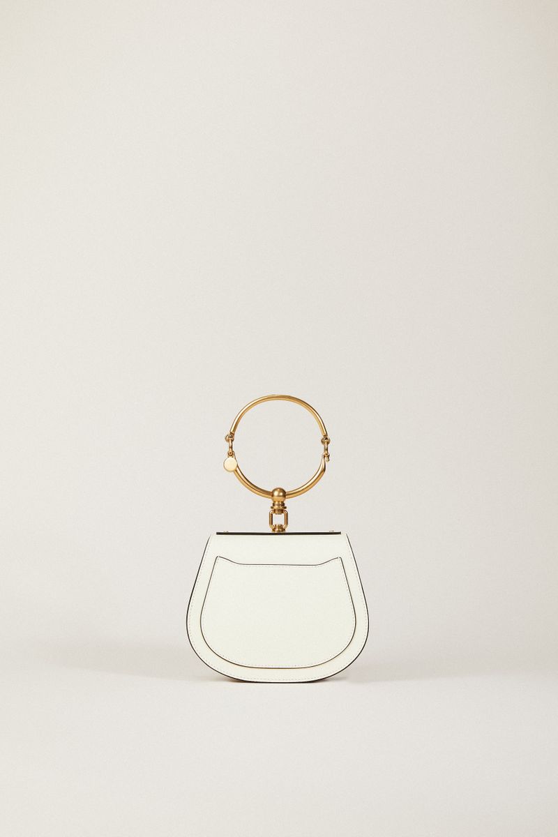 Umhängetasche 'Nile Small' Offwhite