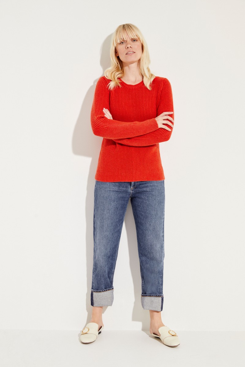 Cashmere-Pullover 'Margaux' Rot