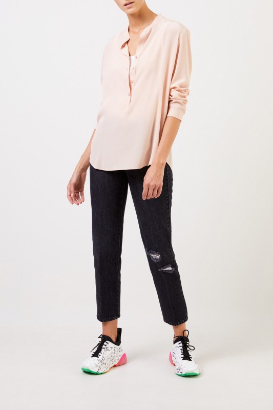 Stella McCartney Seidenbluse 'Eva' Puder