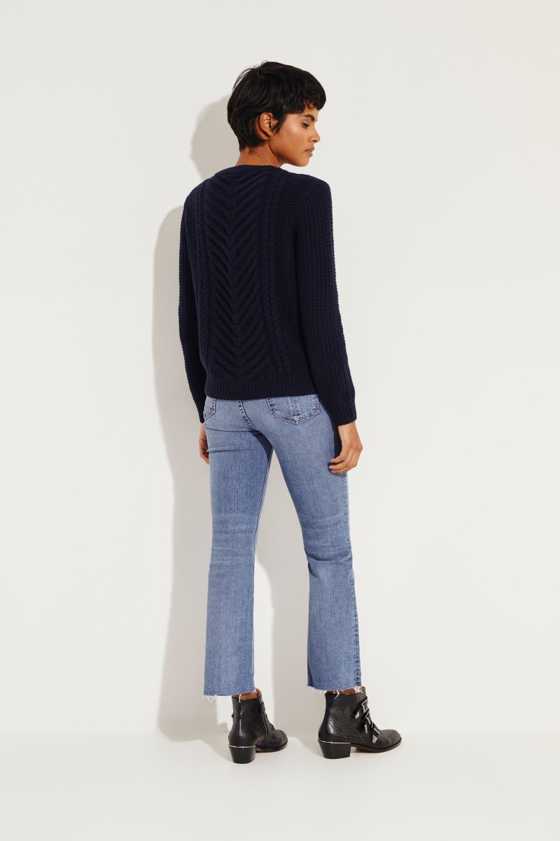 Cashmere-Pullover 'Beverly' Marineblau