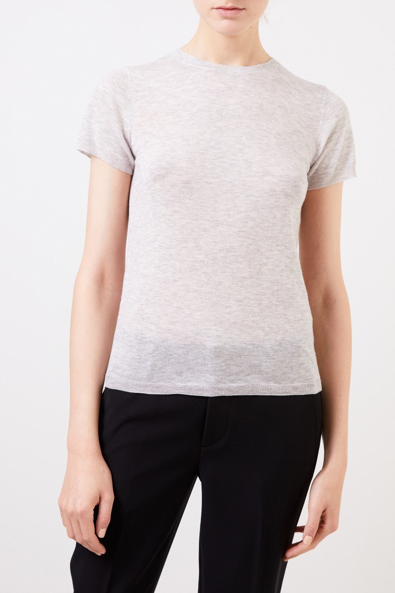 Vince Schlichtes Stricktop Grau