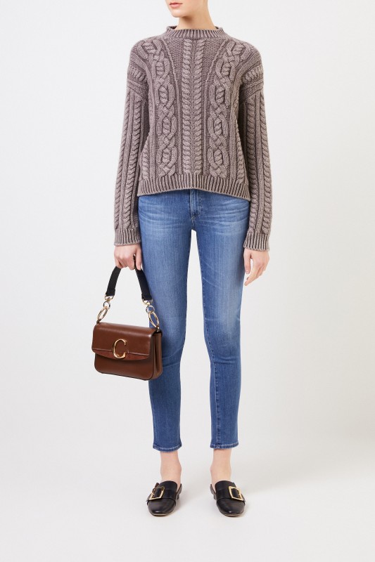 AG Jeans Skinny Jeans 'The Prima' Hellblau