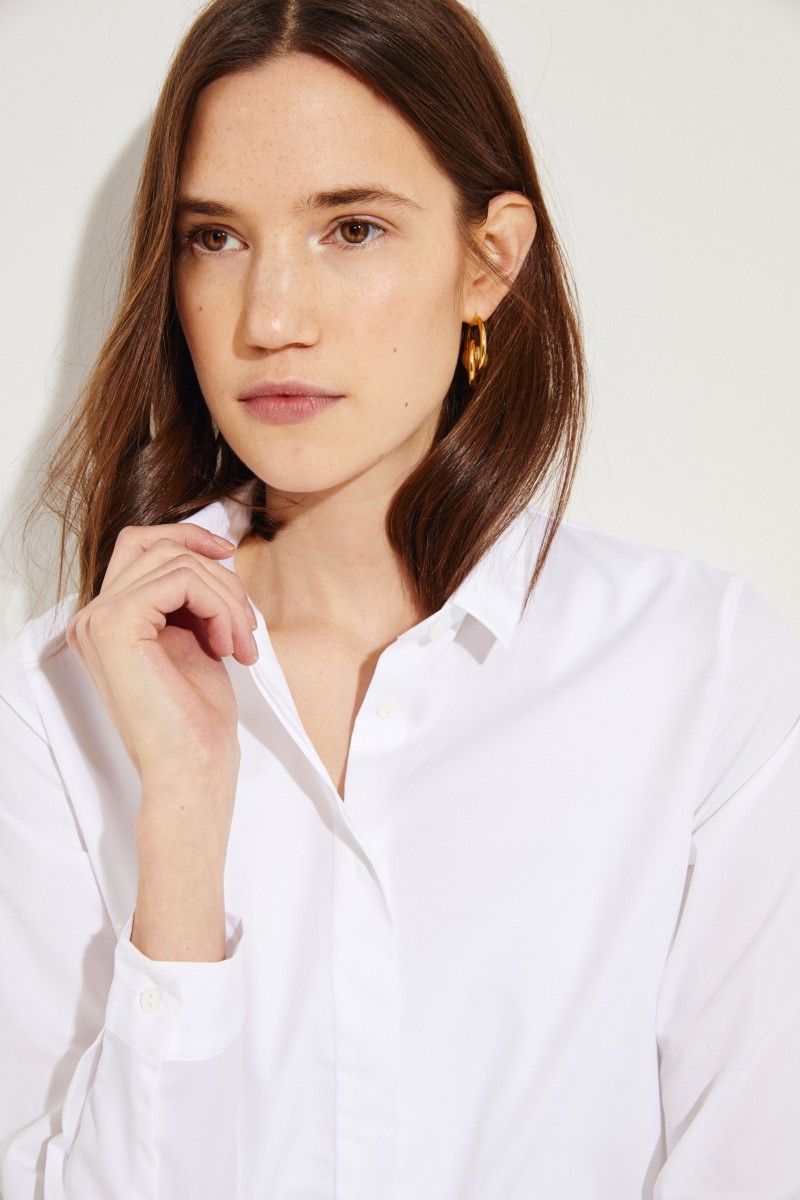 Klassische Bluse 'Salome' Weiß
