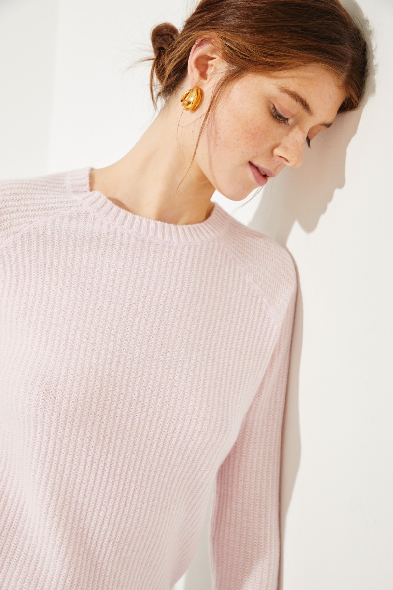 Cashmere-Pullover Rosé
