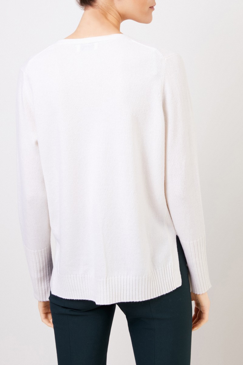 Allude Cashmere-Cardigan Weiß