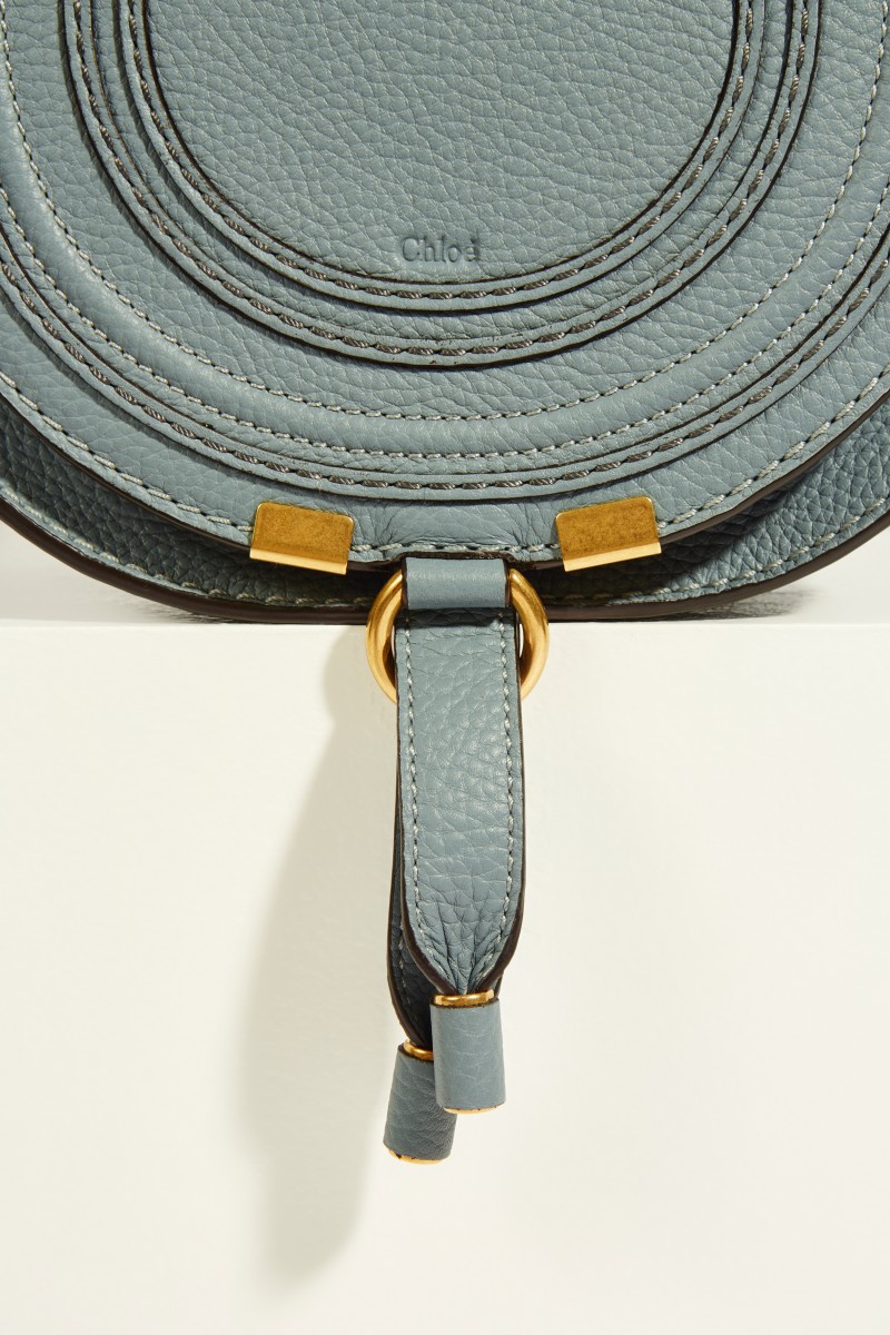 Umhängetasche 'Marcie Saddle Small' Cloudy Blue