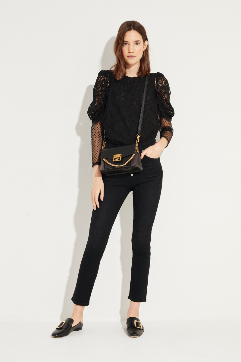 Givenchy Umhängetasche 'GV3 Small' Schwarz/Grau