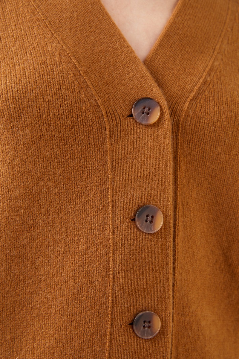 Vince Cashmere Cardigan Braun