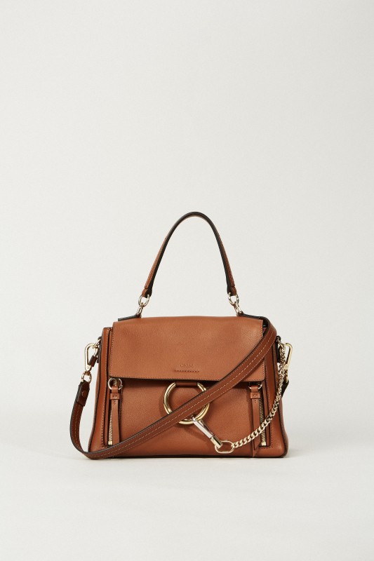 Umhängetasche 'Faye Day Small' Cognac