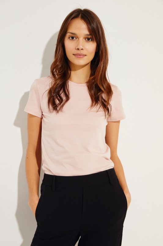 Baumwoll-Shirt Rosé