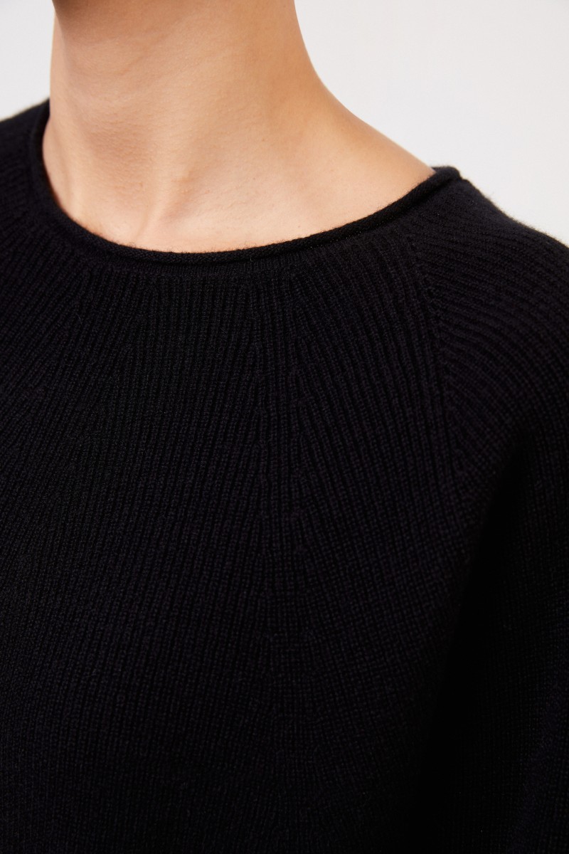 Joseph Cashmere-Pullover Schwarz