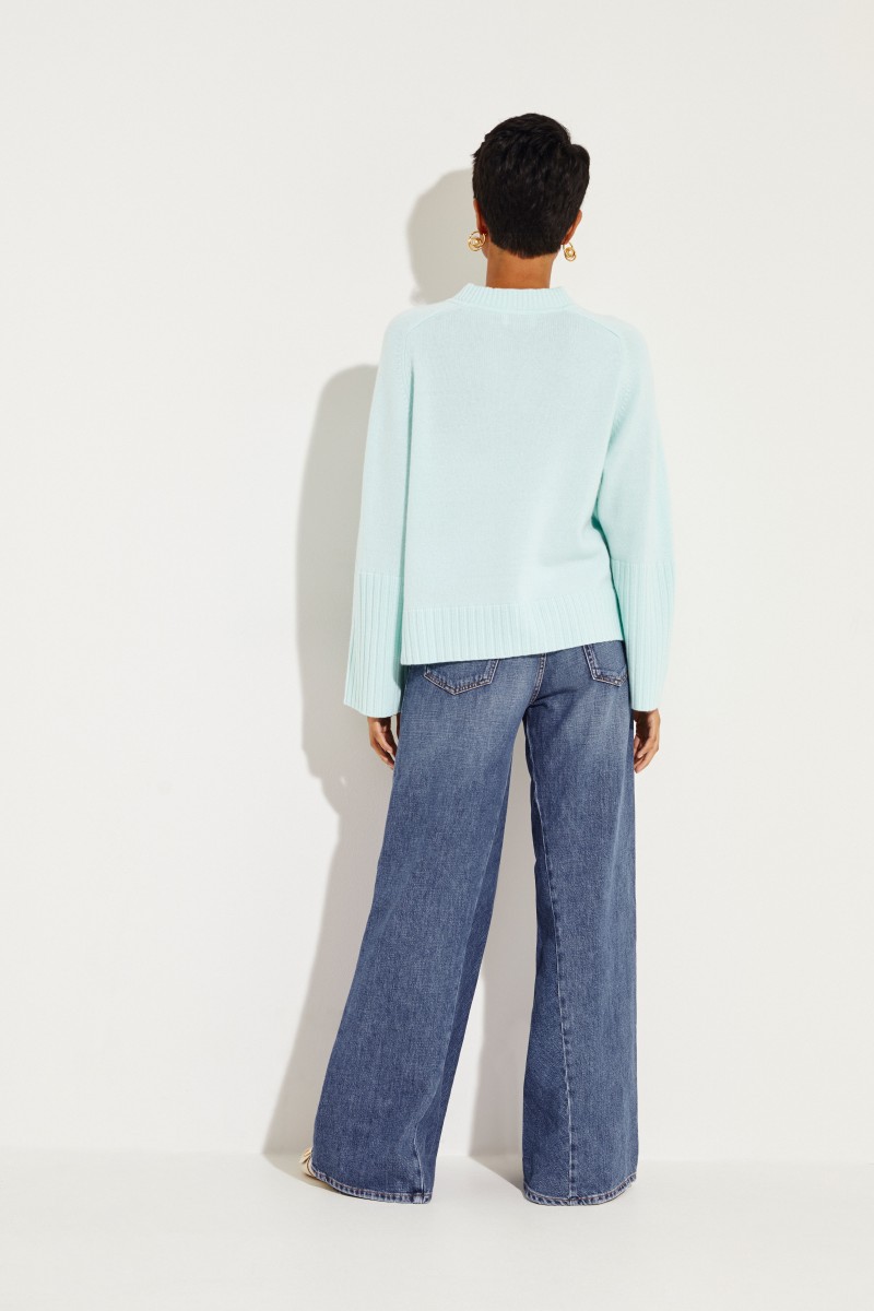 Cashmere-Pullover Grün