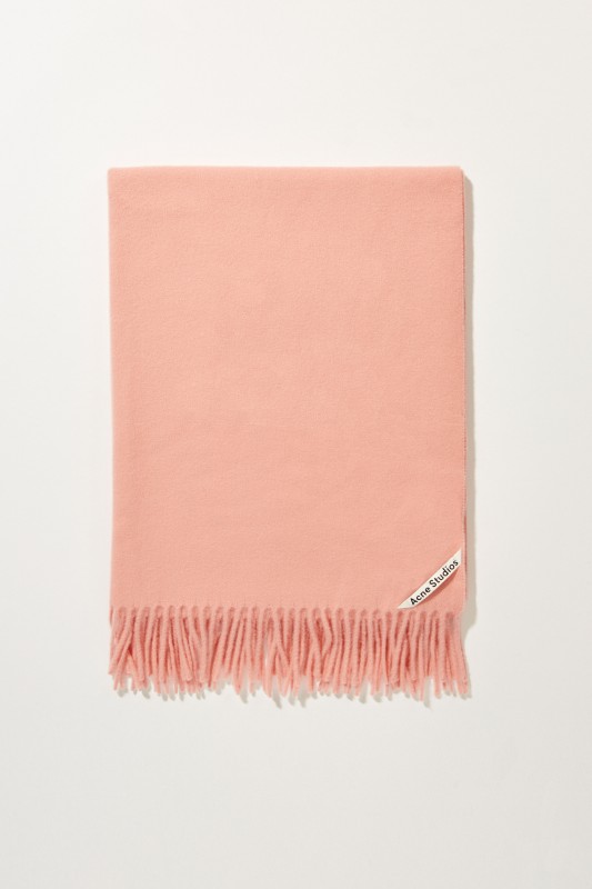 Acne Studios Klassischer Wollschal 'Canada New' Rosé Pale Pink